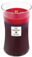 WoodWick Trilogy Sun Ripened Berries świeca zapachowa z drewnianym knotem 609,5 g