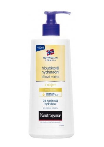 Neutrogena Norwegian Formula Deep Moisture głęboko nawilżające mleczko do ciała z olejkiem do skóry suchej dla kobiet 400 ml