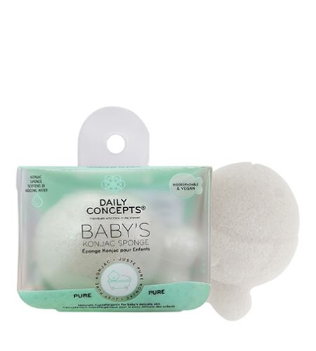 Daily Concepts Baby's Pure Konjac Sponge gąbka dla dzieci do kąpieli