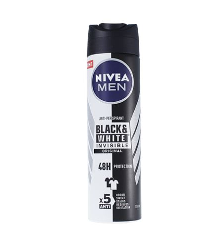 Nivea Men Invisible Black & White antyperspirant dla mężczyzn 150 ml