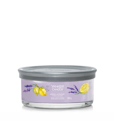 Yankee Candle Lemon Lavender signature tumbler z 5 knotami 340 g