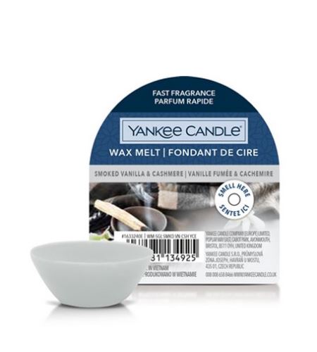 Yankee Candle Smoked Vanilla & Cashmere wosk zapachowy 22 g