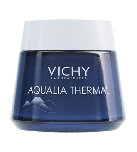 Vichy Aqualia Thermal pielęgnacja intensywnie nawilżająca na noc przeciw oznakom zmęczenia 75 ml