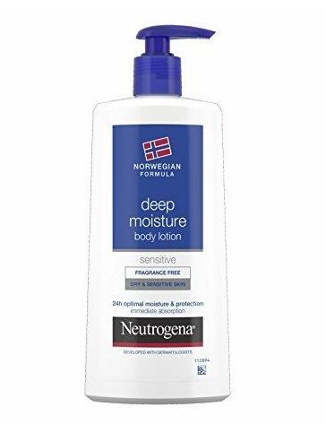 Neutrogena Norwegian Formula Deep Moisture Sensitive głęboko nawilżający balsam do ciała do skóry suchej i wrażliwej dla kobiet 400 ml