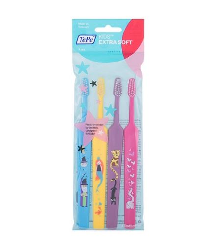 TePe Kids Select Compact szczoteczka do zębów Extra Soft 4 szt