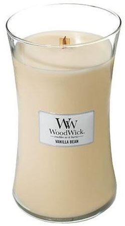 WoodWick Vanilla Bean świeca zapachowa z drewnianym knotem 609,5 g