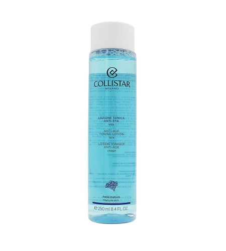 Collistar Anti-Age Toning Lotion tonik rozjaśniający o działaniu przeciwzmarszczkowym 250 ml