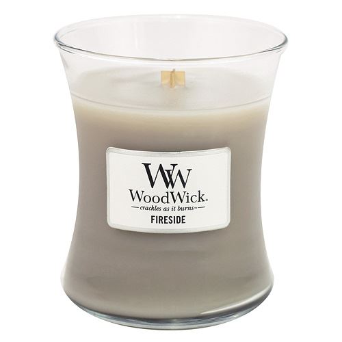 WoodWick Fireside świeca zapachowa z drewnianym knotem 275 g