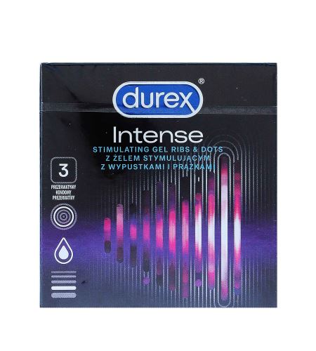 Durex Intense Orgasmic prezerwatywy 3 szt