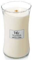 WoodWick White Tea &amp; Jasmine świeca zapachowa z drewnianym knotem 609,5 g