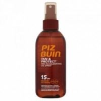 Piz Buin Tan & Protect Tan Accelerating Oil Spray SPF15 spray do opalania 150 ml Dla kobiet