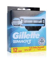 Gillette Mach3 zapasowe ostrza dla mężczyzn 12 szt
