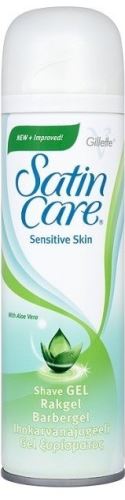 Gillette Satin Care Sensitive Skin żel do golenia do skóry wrażliwej 200 ml Dla kobiet
