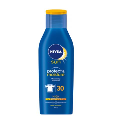 Nivea Sun Protect & Moisture mleczko do opalania SPF 30 200 ml