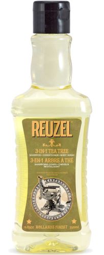 REUZEL 3-in-1 Tea Tree Shampoo-Conditioner-Body Wash szampon dla mężczyzn 3w1 dla mężczyzn