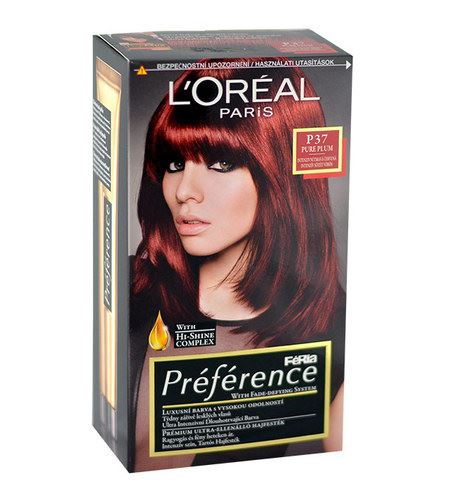 L'Oréal Paris Préférence Féria Hair Colour farba do włosów 1 szt P37 Pure Plum