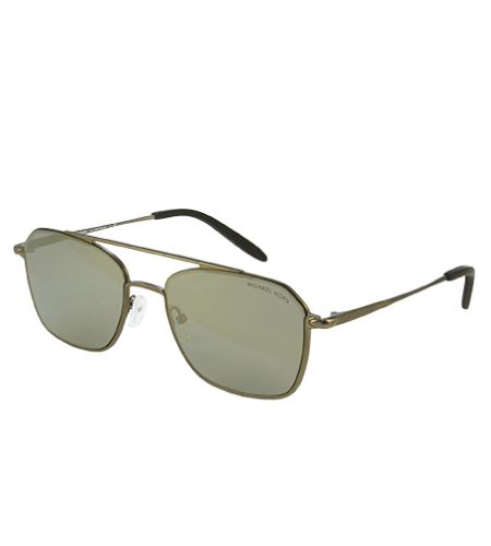 Lustro z brązu Michael Kors MK1086 12326G. efektowe okulary przeciwsłoneczne dla mężczyzn 57x18x145 mm