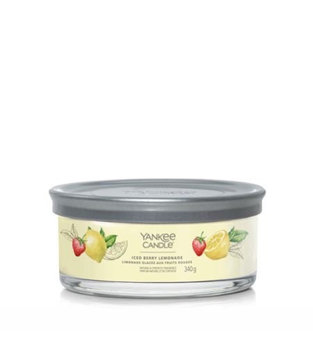 Yankee Candle Iced Berry Lemonade signature tumbler z 5 knotami 340 g