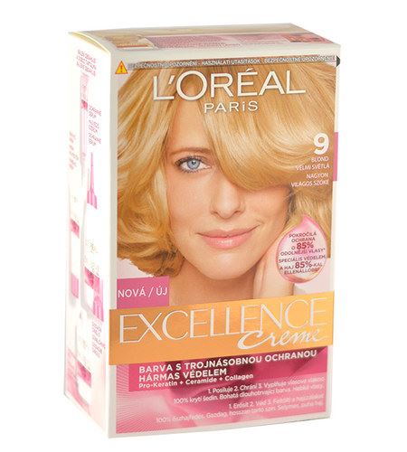 L'Oréal Paris Excellence Creme Hair Colour 1ks W 9 Natural Light Blond