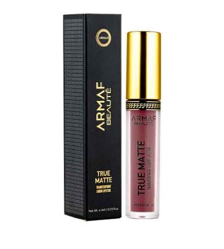 Armaf Beaute True Matte Transferproof Liq Lipstick matowa szminka w płynie 4 ml