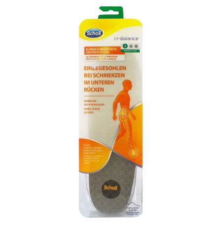 Scholl In-Balance Lower Back Pain Relief Insole Small wkładki 1 szt