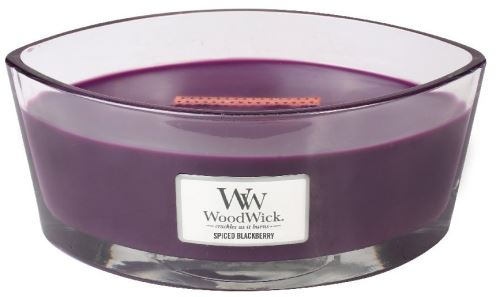 WoodWick Spiced Blackberry świeca zapachowa z drewnianym knotem 453,6 g