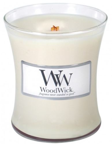 WoodWick Vanilla Bean świeca zapachowa z drewnianym knotem 85 g