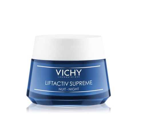 Vichy Liftactiv Supreme nocny krem ujędrniający i przeciwzmarszczkowy z efektem liftingu 50 ml