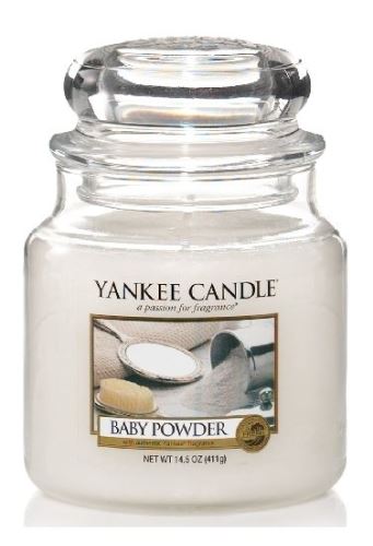 Yankee Candle Baby Powder świeca zapachowa 411 g