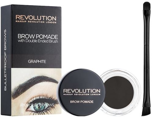 Makeup Revolution Brow Pomade With Double Ended Brush pomada do brwi 2,5 g
