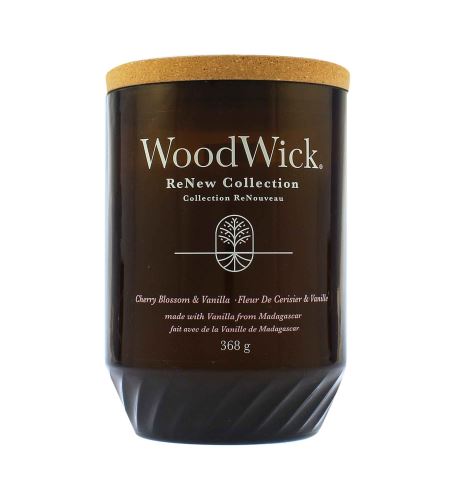 WoodWick ReNew Cherry Blossom & Vanilla świeca duża 368 g