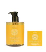 Panier Des Sens Regenerating Honey zestaw upominkowy mydło w płynie 500 ml + stały szampon do włosów suchych 75 g (1)