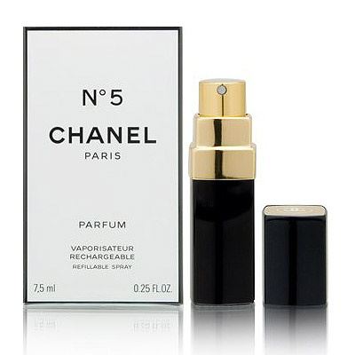 Chanel N°5 Parfum Perfum 7,5 ml dla kobiet flakonik do wielokrotnego napełniania