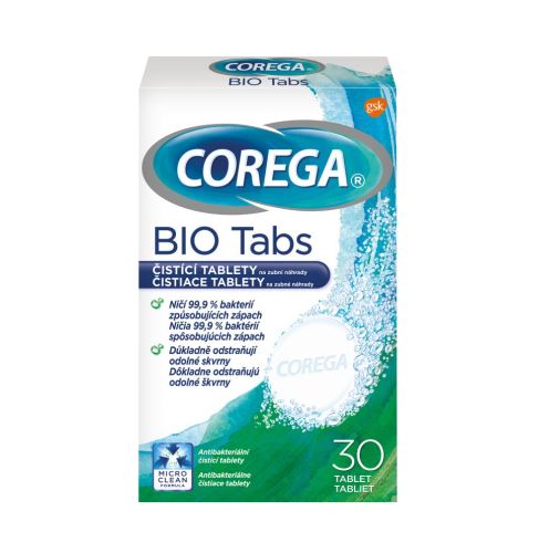 Corega Bio Tabs Tabletki czyszczące 30szt