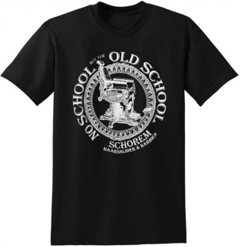 REUZEL Old School T-Shirt Black koszulka męska