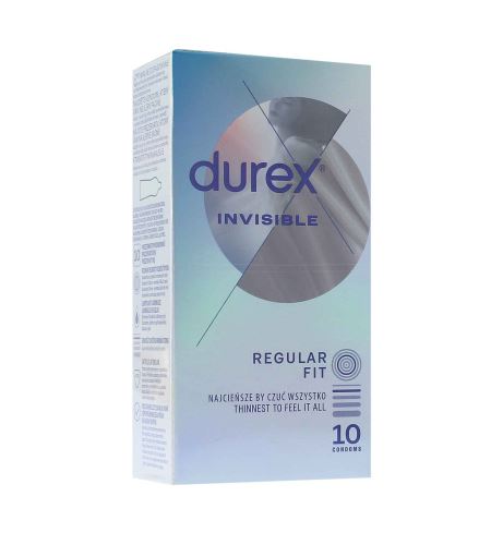 Durex Invisible Regular Fit prezerwatywy 10 szt