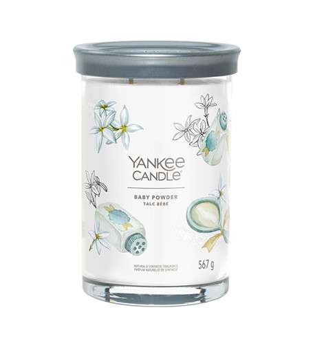 Ароматическая свеча Yankee Candle Signature Baby Powder, в стакане, 567 г