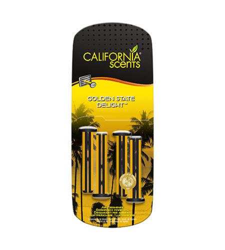 California Scents Vent Stick Golden State Delight zapach samochodowy 4 szt