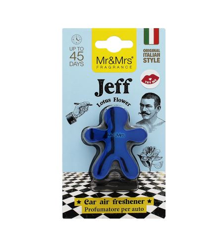 Mr&Mrs Fragrance Jeff Chrome Lotus Flowers Zapach samochodowy