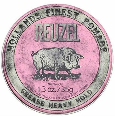 REUZEL Styling Pink Pomade Grease Heavy Hold pomada do włosów o średnim ujędrnieniu i połysku dla mężczyzn