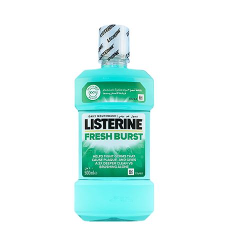 Listerine Fresh Burst płyn do płukania jamy ustnej 500 ml