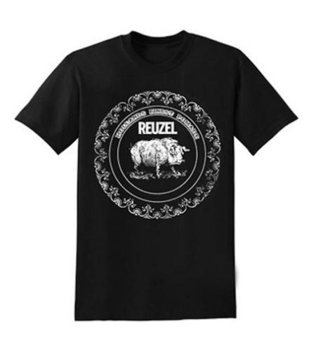 REUZEL Classic Logo T-Shirt Black koszulka męska XL