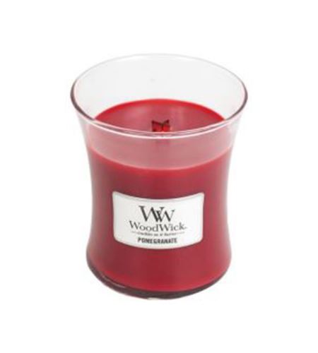 WoodWick Pomegranate świeca zapachowa z drewnianym knotem 275 g