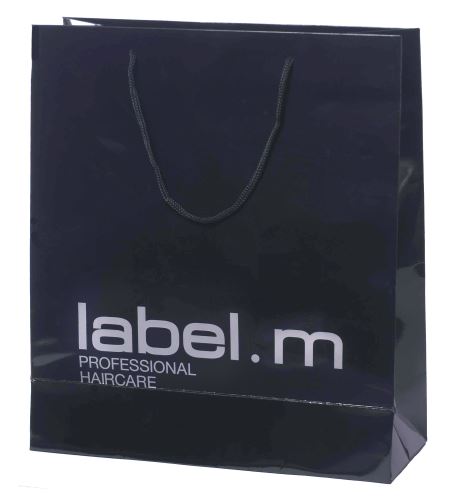 label.m torba papierowa czarna unisex