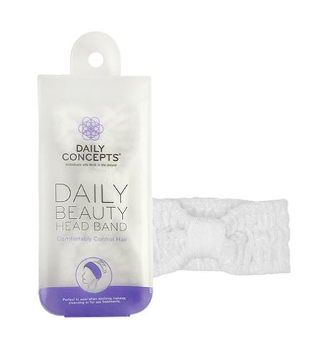 Daily Concepts Daily Beauty Head Band opaska kosmetyczna White