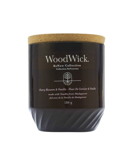 WoodWick ReNew Cherry Blossom & Vanilla świeca średnia 184 g