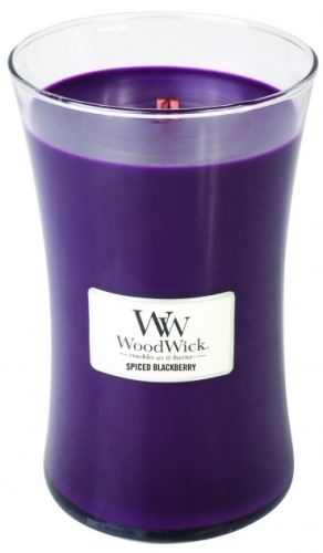 WoodWick Spiced Blackberry świeca zapachowa z drewnianym knotem 609,5 g