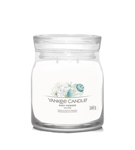 Yankee Candle Baby Powder signature świeca średnia 368 g