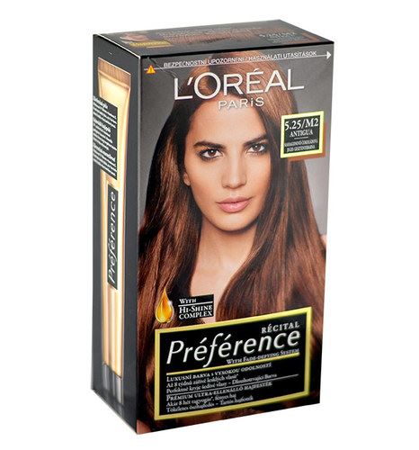 L'Oréal Paris Préférence Récital Hair Colour farba do włosów 1 szt 5,25-M2 Antigua