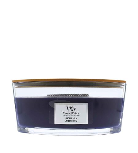 WoodWick Hinoki Dahlia świeca zapachowa z drewnianym knotem 453,6 g